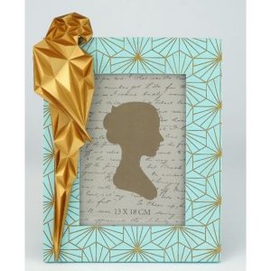 KARE Design Fotorámeček Parrot – tyrkysový, 21x27cm