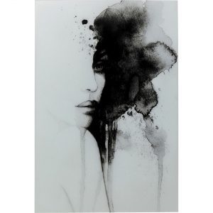 KARE Design Skleněný obraz Smokey Face 100x150cm