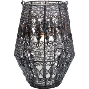 KARE Design Lucerna Hayat – černá, 33cm