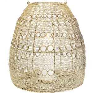 KARE Design Lucerna Hayat Cone – mosazná, 37cm