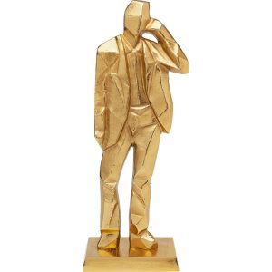 KARE Design Soška Standing Man – zlatá, 62cm