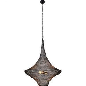 KARE Design Lustr Cocoon – černý, Ø89cm
