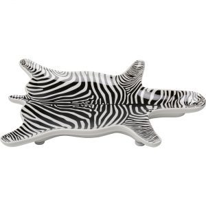 KARE Design Dekorativní talíř Zebra 21x15cm