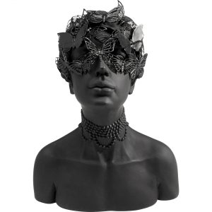 KARE Design Dekorace Lady Butterflies – černá, 35cm