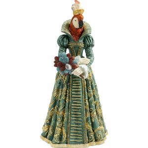 KARE Design Soška Lady Parrot  – zelená, 32cm