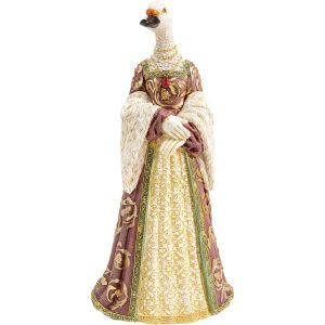 KARE Design Soška Lady Duck – bílá, 31cm