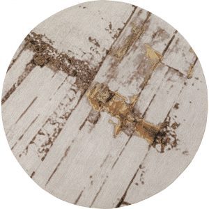 KARE Design Kusový koberec Abstract – šedý, Ø200cm