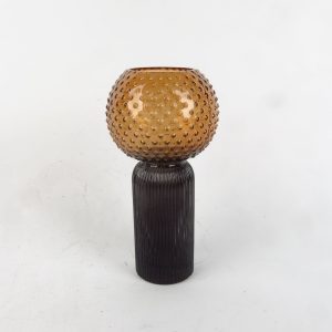 KARE Design Skleněná váza Marvelous Duo Amber 31cm