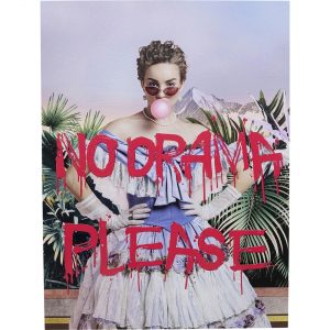 KARE Design Skleněný obraz No Drama 90x120cm