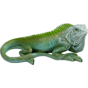 KARE Design Soška Lizard – zelená, 21cm