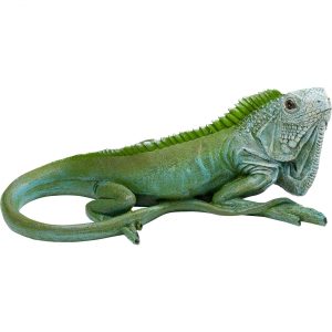 KARE Design Soška Lizard – zelená, 35cm