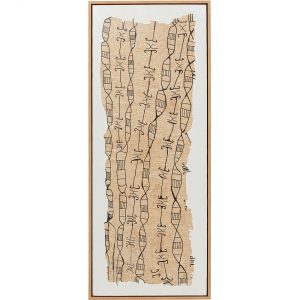 KARE Design Zarámovaný obraz Native Spirals 50x150cm