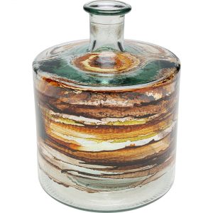 KARE Design Skleněná váza Desert Storm 24cm