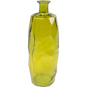 KARE Design Skleněná váza Origami – zelená, 75cm