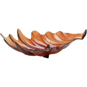 KARE Design Dekorativní mísa Leaf – červená,14cm