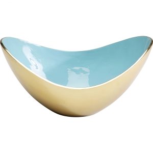 KARE Design Dekorativní mísa Samba Colore Plain Light modrá 14cm