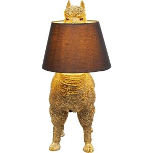 KARE Design Stolní lampa Alpaca – zlatá, 59cm