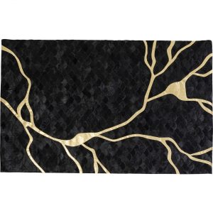 KARE Design Kusový koberec Fulmine – černý, 170x240cm