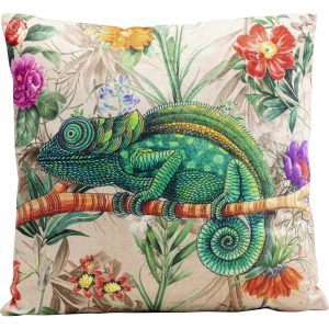 KARE Design Dekorativní polštář Jungle Chameleon 43x43cm