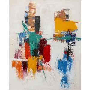 KARE Design Obraz na plátně Be Happy 150x120cm