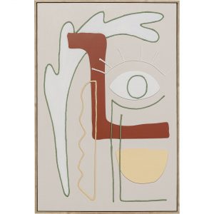 KARE Design Obraz na plátně Art Eye – pravý, 60x90cm
