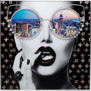 KARE Design Zarámovaný obraz NY View 120x120cm