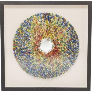 KARE Design Obraz plastika Vojáčci Exploze barev 120×120cm