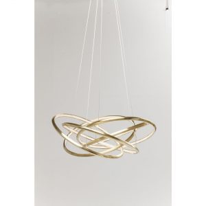 KARE Design Lustr Saturn LED Gold – malý
