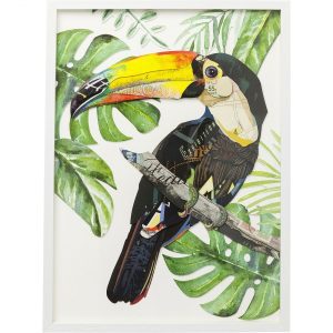 KARE Design Obraz Frame Art Paradise Bird Single 70×50 cm