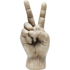 KARE Design Dekorace Ruka Victory s indickým tetováním 36cm