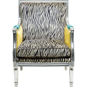 KARE Design Křeslo Regency Zebra