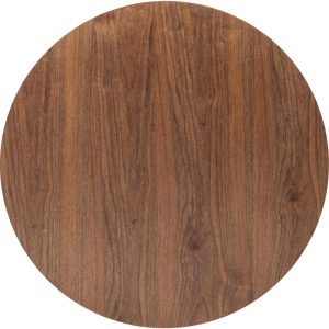 KARE Design Deska stolu Invitation Round Walnut – ořech, Ø90cm
