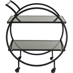 KARE Design Servírovací stolek Loft Black