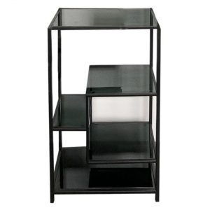 KARE Design Policový regál Loft – černý, 100x60cm