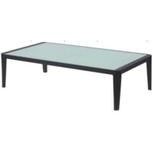 KARE Design Konferenční stolek Tiki – černý, 108x59cm