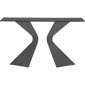 KARE Design Toaletní stolek Gloria – černý, 140x81cm