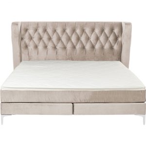 KARE Design Postel Boxspring Benito Moon – krémové, 160x200cm