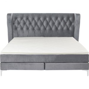KARE Design Postel Boxspring Benito Moon – šedé, 160x200cm