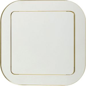 KARE Design Nástěnné zrcadlo Double Row 80x80cm