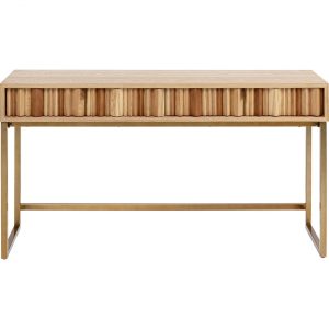 KARE Design Toaletní stolek Concertina – přírodní, 136x40cm