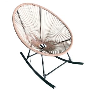 KARE Design Houpací křeslo Acapulco – přírodní