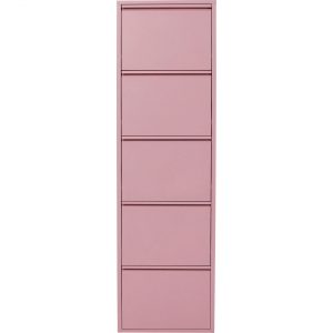 KARE Design Růžový výklopný botník Caruso 5