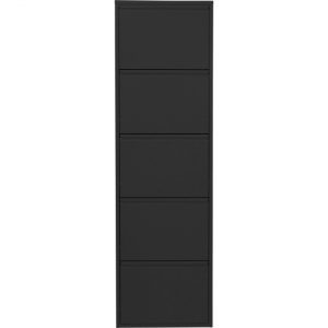 KARE Design Černý výklopný botník Caruso 5