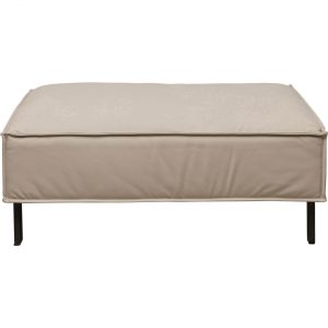 KARE Design Kožená stolička Victor – šedá