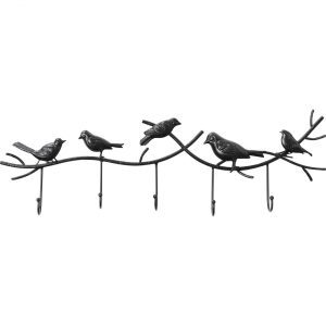KARE Design Nástěnný věšák Birds Gossip 71cm