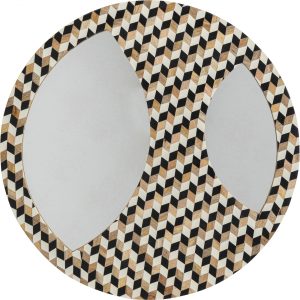 KARE Design Nástěnné zrcadlo Tahiti Ø67cm
