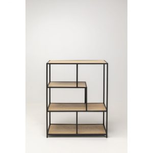 KARE Design Policový regál Loftie – přírodní, 77x100cm