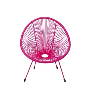 KARE Design Křeslo Acapulco – růžové