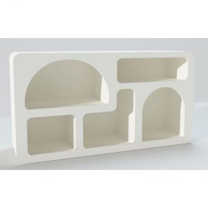 KARE Design Policový regál Paco – bílá, 140x75cm