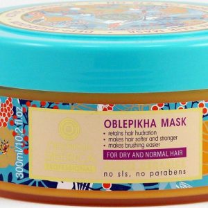 Natura Siberica Rakytníková maska pro suché a normální vlasy 300 ml